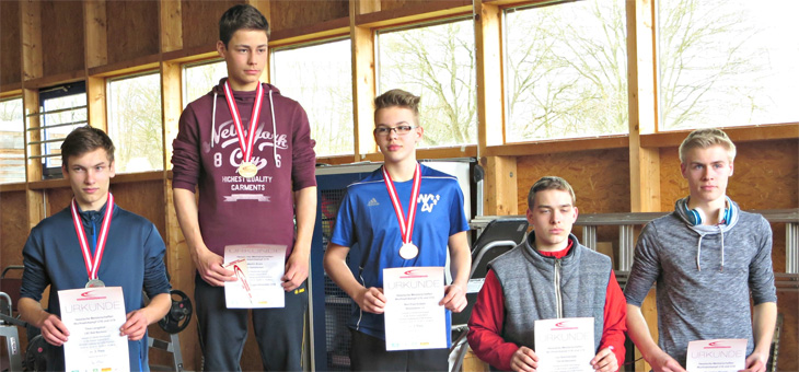 
 
Siegerehrung im Wurfmehrkampf der Schüler M15<br />
