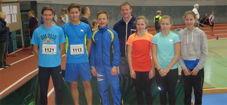 Gruppenfoto einiger TVG Athletinnen und Athleten

