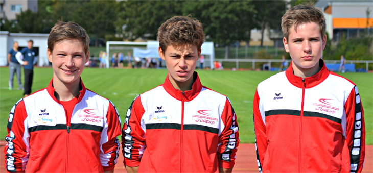 Lars Richter, Martin Kratz und Janis Hammel

