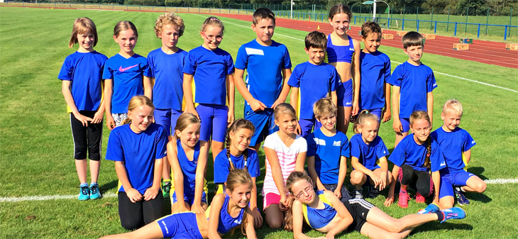 
Gruppenfoto der Mannschaft der Schüler/innen U10


