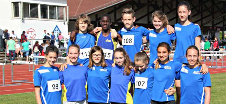 
Gruppenfoto der Athleten des TV Gelnhausen



