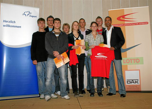 Die Kaderathleten des TV Gelnhausen
