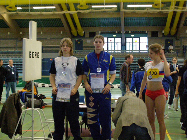 Rebecca Müller bei der Siegerehrung

