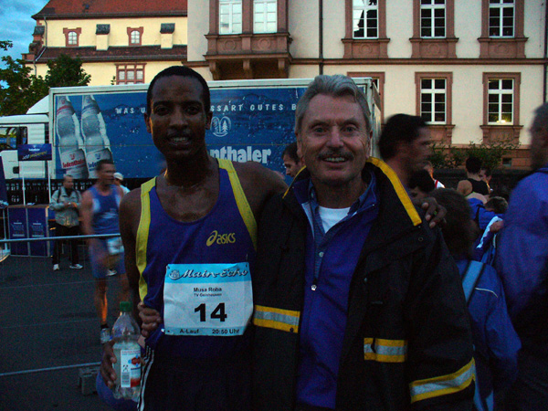 Musa Roba und Dieter Petscha
