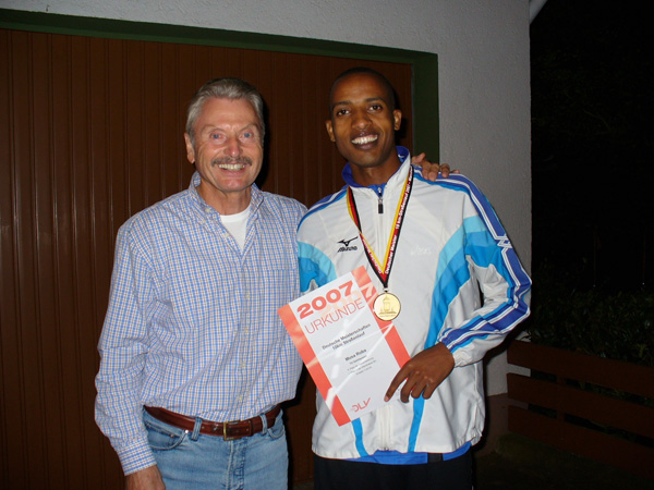 Musa Roba und Dieter Petscha
