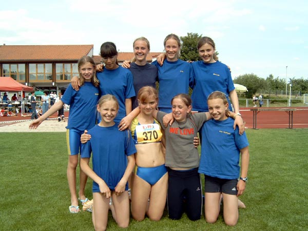 Hinten von links: Natascha Marquardt, Suriya Dornheim, Miriam Merx, Lisa Habermann und Hannah Fobbe
Vorne von links: Janina Kröll, Anika Mohrhof, Vanessa Ammon und Ann-Kathrin Schlegel
