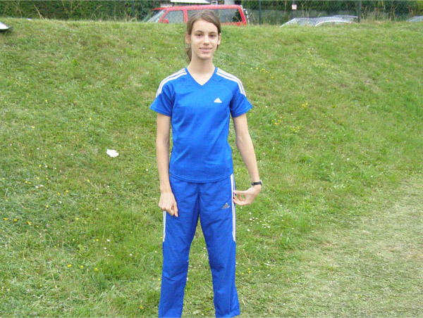Katrin Loose gewann den 800 Meter Lauf der Schülerinnen A
