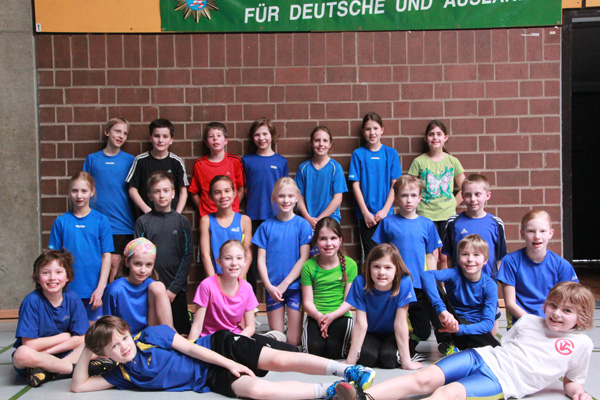 Die Gelnhäuser Mannschaft der Schülerinnen und Schüler U12


