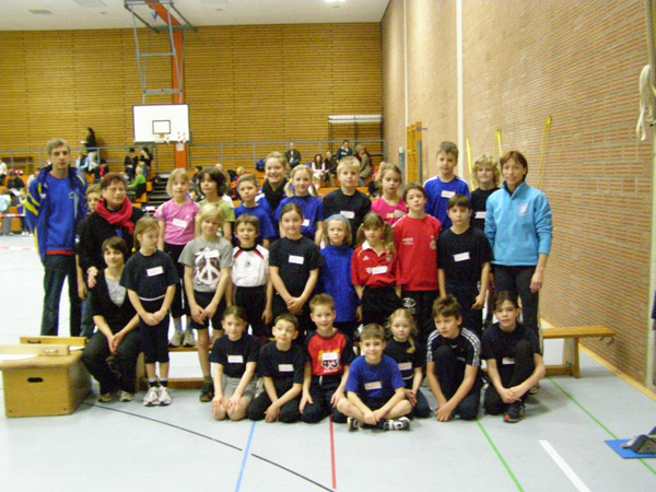Die D Schülerinnen und Schüler des TV Gelnhausen